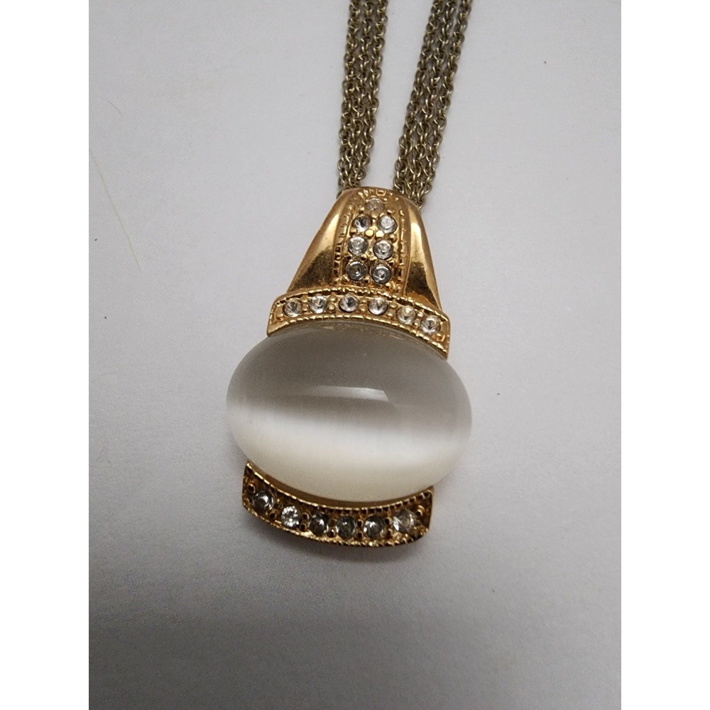 Necklace‎ Vintage Roman Moonstone Pendant